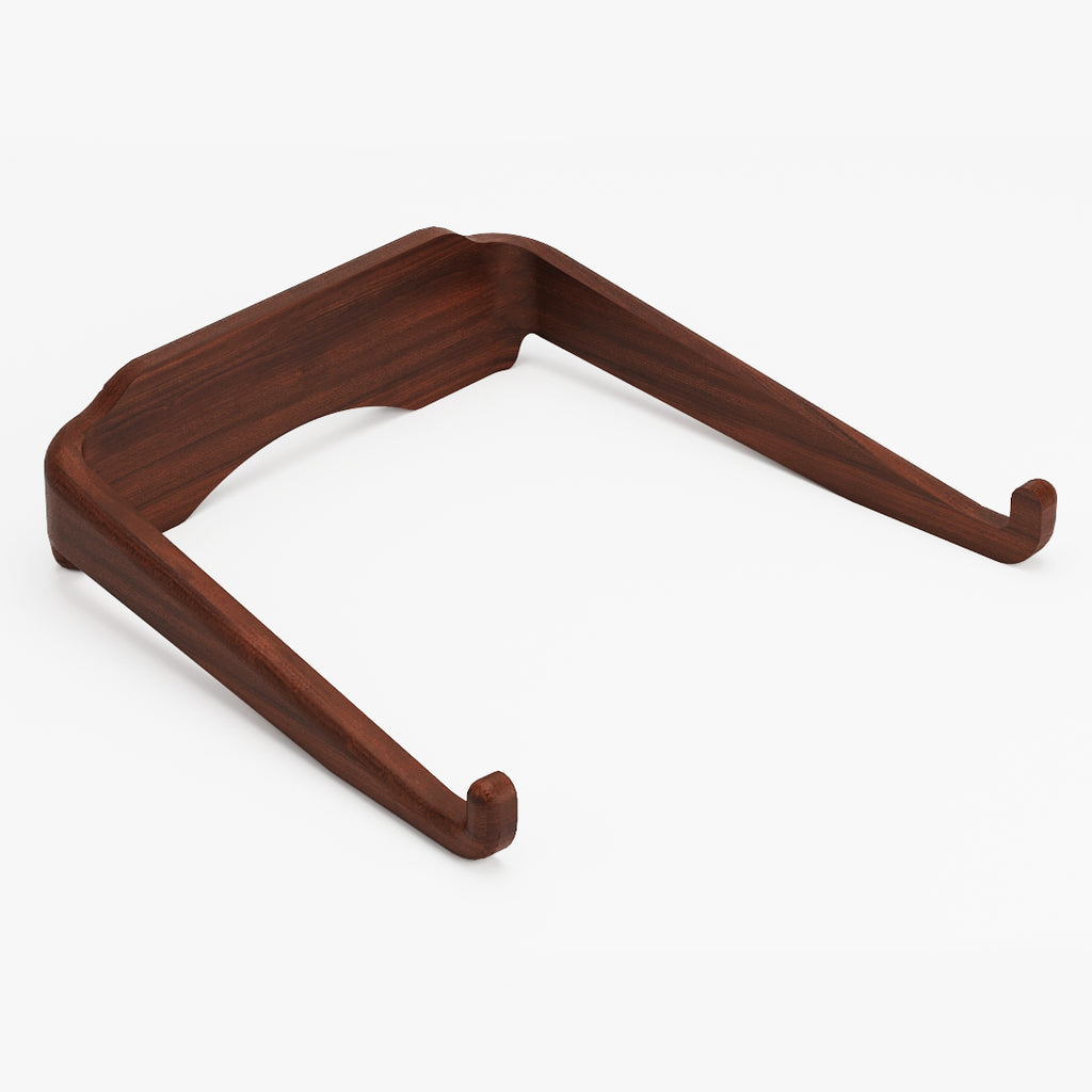 Handcrafted Wooden Laptop Stand | Matte Vintage Walnut Finish