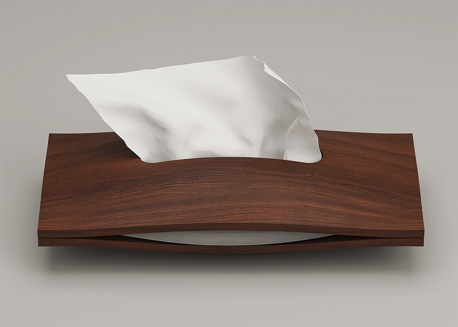 Luxury Wooden Tissue Paper Box - Easy Tissue Replacement | Magnetic Lid | Walnut