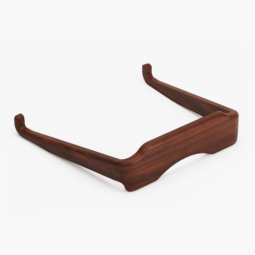 Handcrafted Wooden Laptop Stand | Matte Vintage Walnut Finish