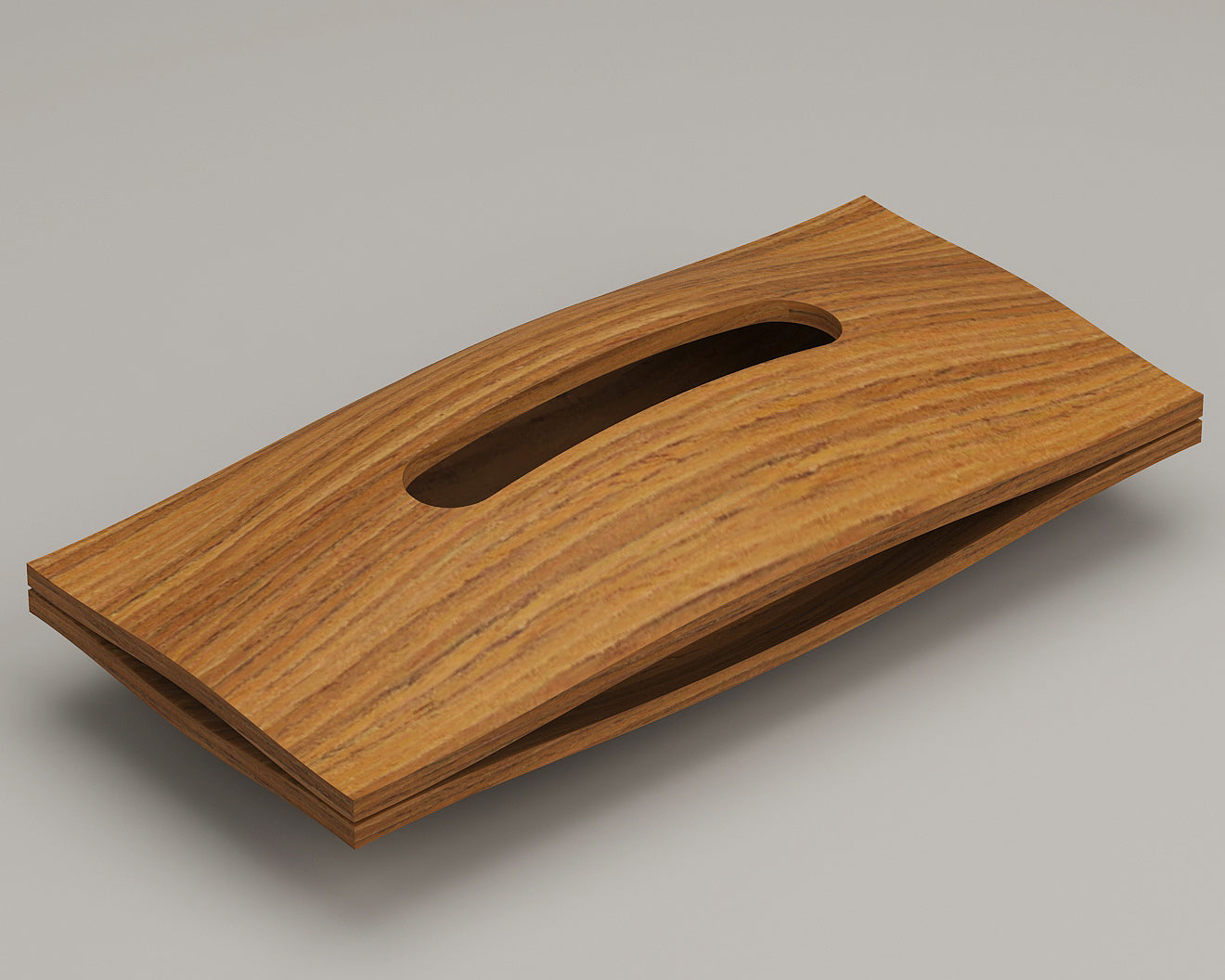 Luxury Wooden Tissue Paper Box - Easy Tissue Replacement | Magnetic Lid | Teak