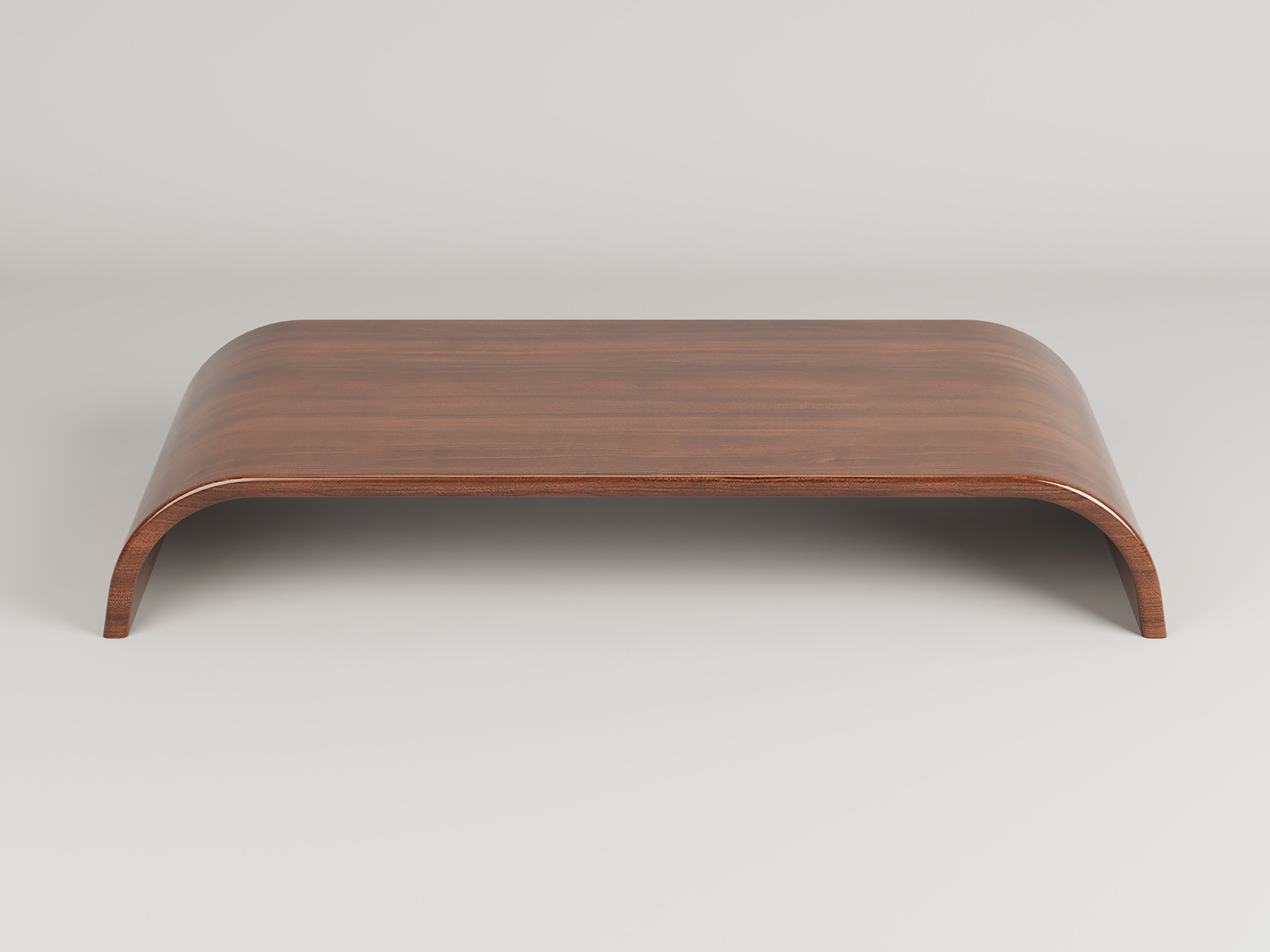 Ergonomic Walnut Monitor Stand | Monitor Riser | Home Desk | Office Desk | Walnut